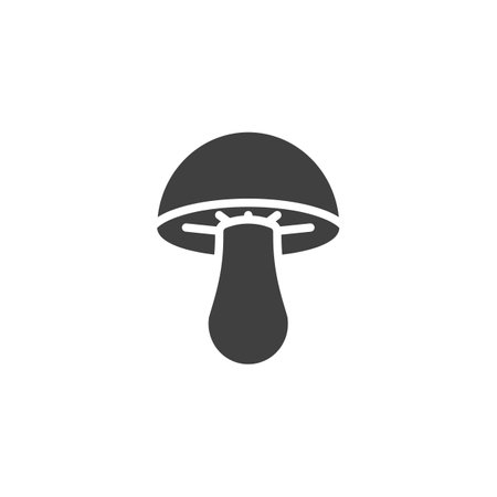 Mushroom vector iconのイラスト素材