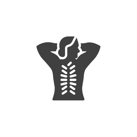 Acupuncture therapy vector iconのイラスト素材