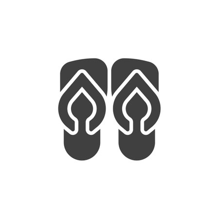 Flip flops vector iconのイラスト素材
