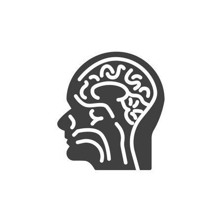 MRI test vector icon. filled flat sign for mobile concept and web design. Magnetic Resonance Imaging glyph icon. Symbol, logo illustration. Vector graphicsのイラスト素材