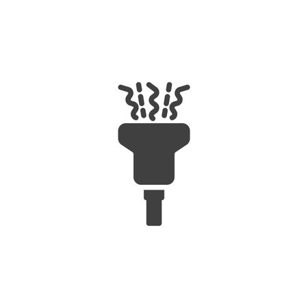 Ultrasound scanner solid glyph icon. A bold vector icon representing diagnostic imaging. medical glyph icon used as a health care symbol and sign for prenatal or internal exams.のイラスト素材