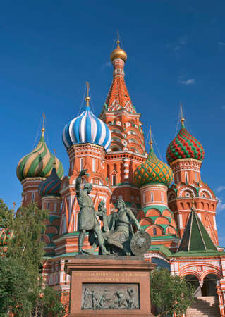 Monument citizen Minin and Prince Pozharskyの写真素材