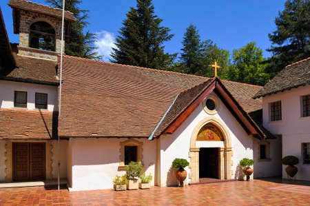 Man's monastery of Blessed Virgin Mary of Troodosskaya in the Troodos Mountains