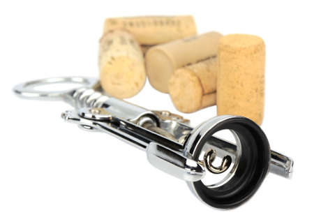 Corkscrew and bottle cork