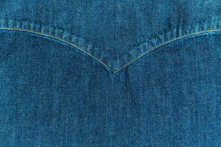 Denim texture with arched stitching, background