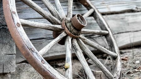 Village wheelの写真素材