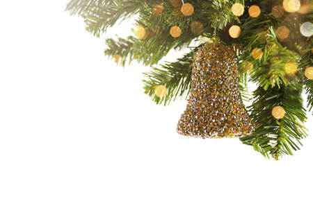 Christmas 2021 Decoration. Holiday Decorations On White Background. Border Designの写真素材