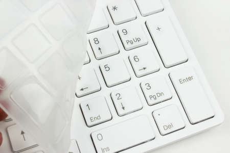 Protect the keyboard from dust and dirt with a silicone film.