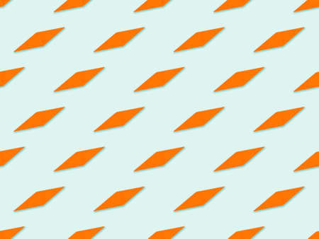 Seamless geometric ornge rhombus pattern. Colorful geometric background. Minimalistic Geometry Abstract Pattern Design.の写真素材