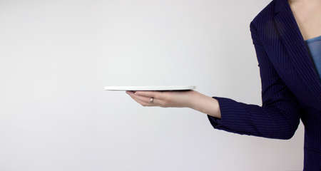 Digital marketing. Modern Gadget In Hand. Communication technology for internet businessの写真素材