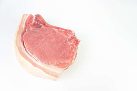 Tenderloin fillet mignon on white background copy spaceの写真素材