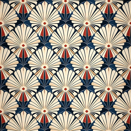 Japanese seamless pattern in oriental geometric traditional styleの写真素材