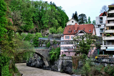 Townscape of Feldkirch, Vorarlberg, Austria. april 2012