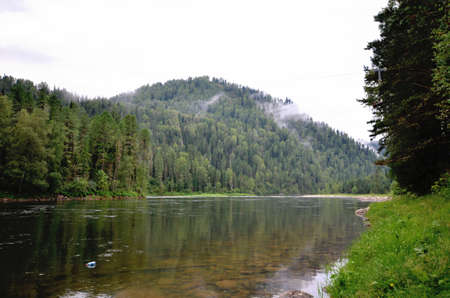 View of the Biya river. Russia, Altai Republic
