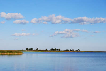Lake Chany, Novosibirsk region, Siberia, Russiaの写真素材