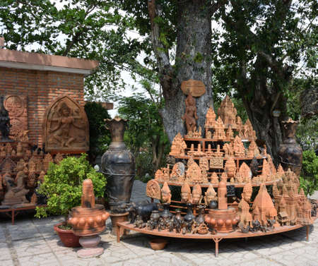 VIETNAM, NHA TRANG - MARCH 23, 2018: Temple complex Ponagar of the medieval Champa state in Nha Trang city Vietnamのeditorial素材
