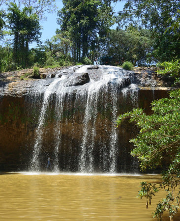 The city of Dalat is a beautiful park in Prenの写真素材