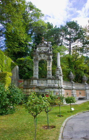 View of the park of the Masandra Palace, Yalta Crimea