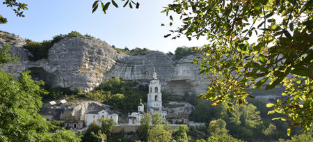 The Mariam-Derepo tract and the Holy Dormition cave monasteryの写真素材