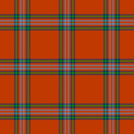 Checkered pattern for tablecloths, towels. Seamless Plaid Plaid Pattern. Print texture of tartan fabric seamless pattern.のイラスト素材