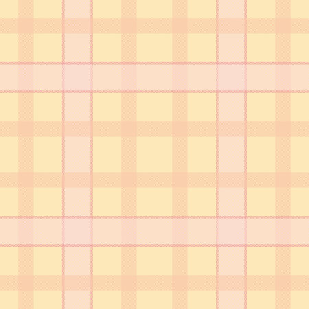Seamless tartan plaid pattern in summer tone. Seamless simple tartan plaid vector for tablecloth, oilcloth, picnic blanket, duvet cover, other modern fashion or home textile printのイラスト素材