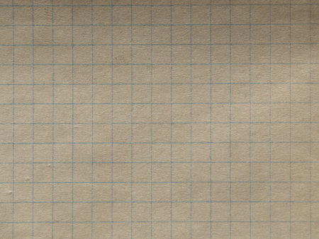 Paper texture background - Macro photo of a notebook sheet of paper in a cageの写真素材