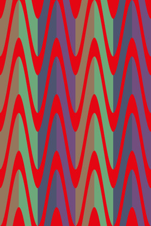 Seamless abstract intricate multicolored wave bright background patternのイラスト素材