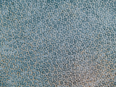 Abstract texture of old synthetic leather close-upの写真素材