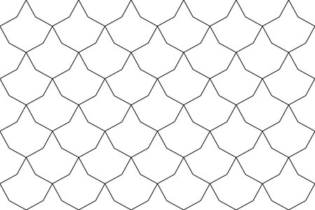 Abstract Seamless vector background in Arabic style. Minimal texture of openwork mesh, lace, weaving, fine lattice. Simple minimalist geometric backgroundのイラスト素材