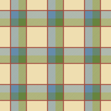 Plaid background, check seamless pattern. Vector fabric texture for textile print, wrapping paper, gift card or wallpaperのイラスト素材