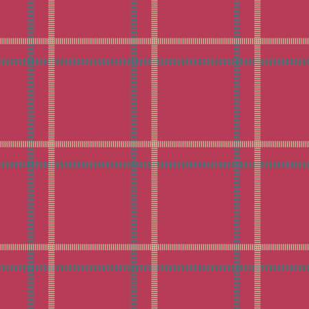Checkered seamless background in horizontal and vertical striped dotted linesのイラスト素材