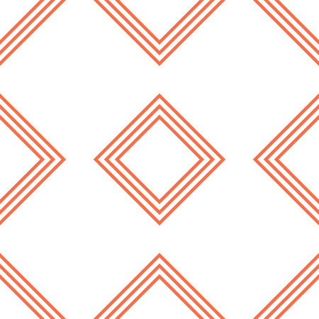 Seamless geometric pattern of triple, rotated squares of honey colorのイラスト素材