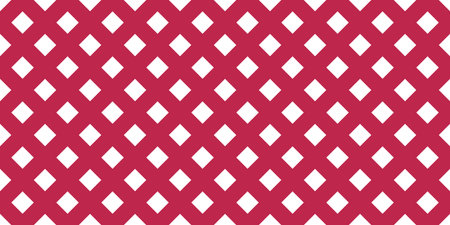 Abstract seamless pattern of red-purple diagonal lines on a white backgroundのイラスト素材