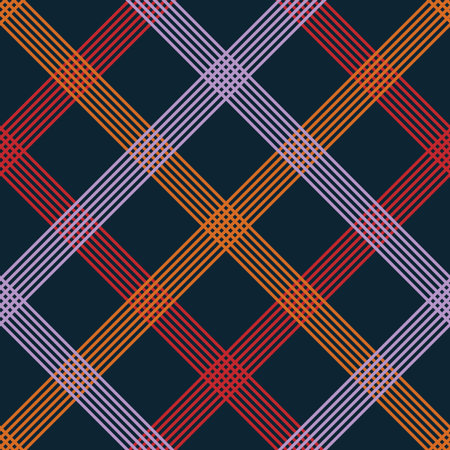 Tartan scotland seamless plaid pattern vector. Retro background fabric. Vintage check color square geometric texture for textile print, wrapping paper, gift card, wallpaper flat design.のイラスト素材