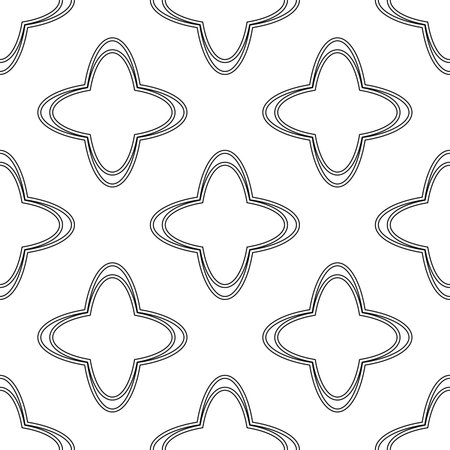 Seamless pattern with geometric abstract shapes for design and printingのイラスト素材