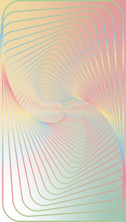 Colorful gradient wave background for desktop. Light multicolor vector modern elegant background linear pattern. Gradient screen wallpaperのイラスト素材