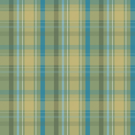 Seamless checkered textile print in pastel colors. plain fabric texture as a backgroundのイラスト素材