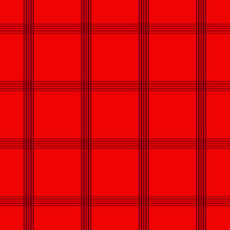 Seamless checkered pattern in red shades for textiles, fabric, wallpaper, tablecloths, blankets. Checkered print. Red checkered backgroundのイラスト素材