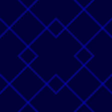 Seamless Print Pattern luminous light blue geometric pattern on dark blue background for wallpaper, textiles, tablecloths, wrapping paperのイラスト素材