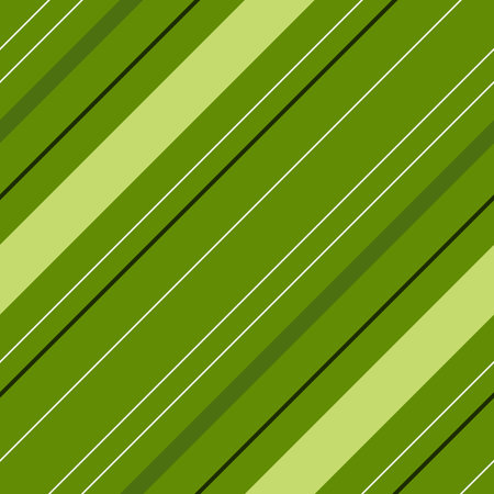 Elegant seamless background in diagonal stripes in shades of green and whiteのイラスト素材