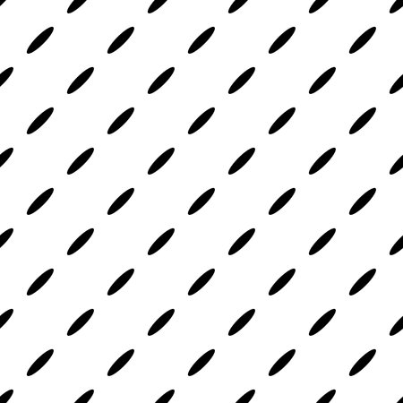 Abstract seamless pattern with black dotted diagonal lines from ovalsのイラスト素材