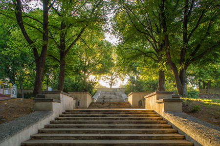 City Park, the district of Riga. Summer time.の写真素材