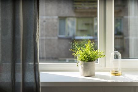 Concrete style in the apartment.
Painted in white concrete, cement wall.