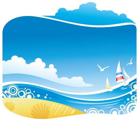 Tropical sea のイラスト素材