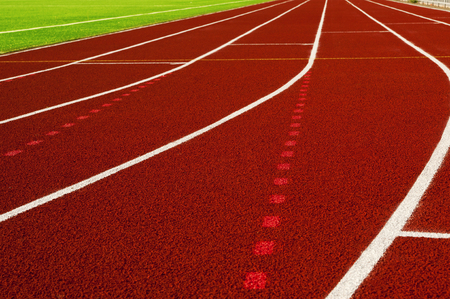 Fragment of the  running racetrackの写真素材