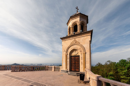 Sameba Temple. The Christian Orthodox Church of the Holy Trinity in Batumi is located on Mount...