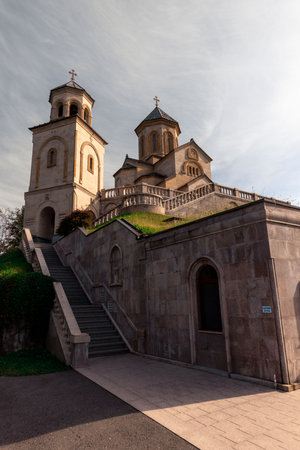 Sameba Temple. The Christian Orthodox Church of the Holy Trinity in Batumi is located on Mount...
