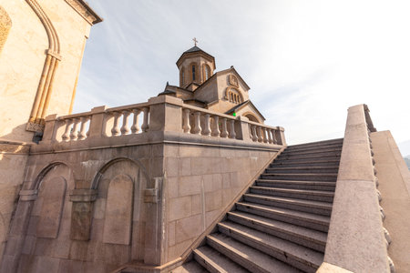 Sameba Temple. The Christian Orthodox Church of the Holy Trinity in Batumi is located on Mount...