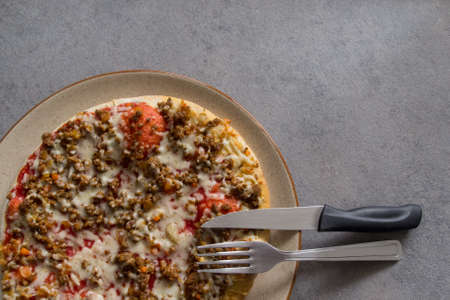 Beef pizza