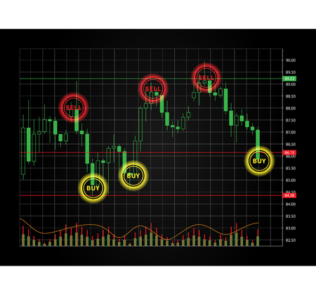 Forex Trading And Signals Vector Ilration Online Forex Trading And Signals